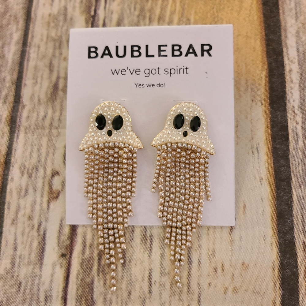 BaubleBar Spooky Ghost Earrings